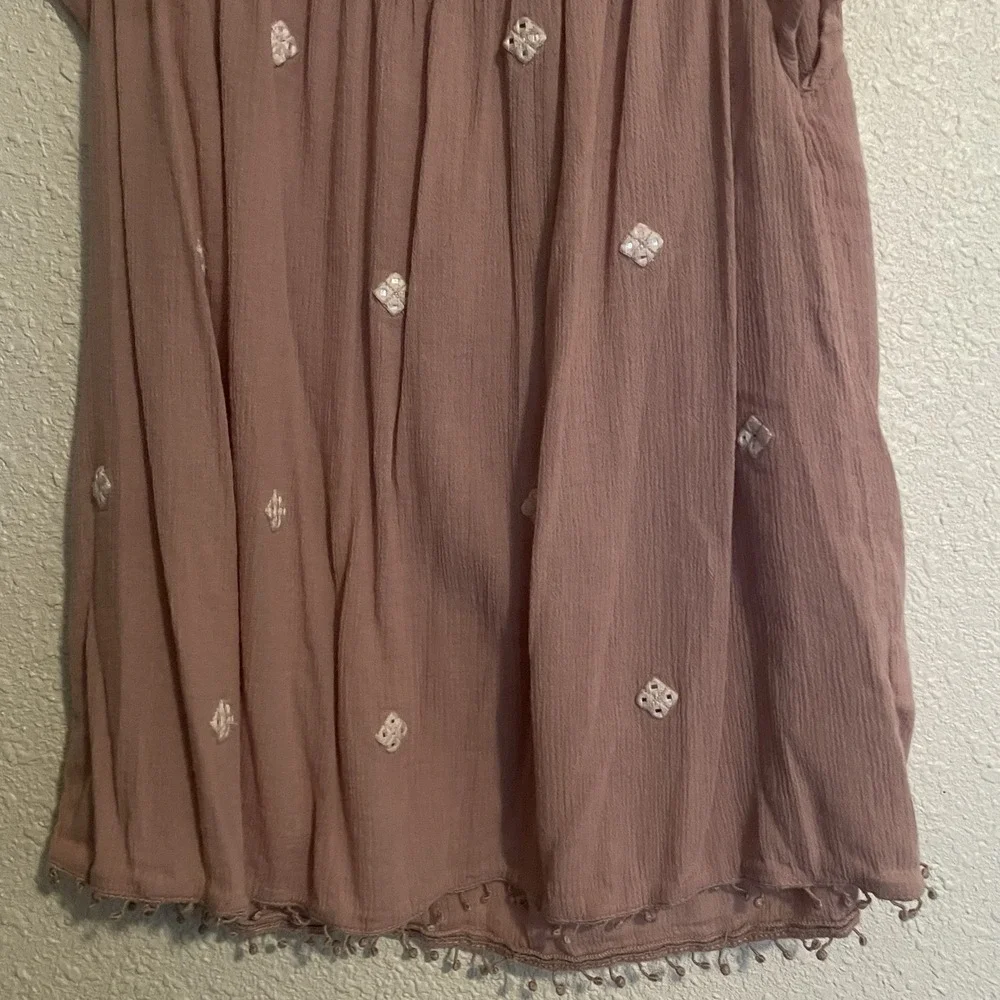 American Eagle Outfitters Off the Shoulder Womens Pink Top - Size M - Picture 2 of 7